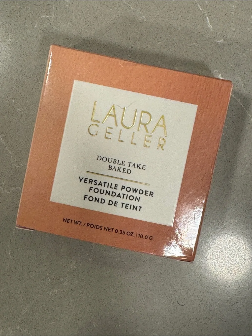 Laura Geller Double Take Baked Powder Foundation Medium 0.35 Oz